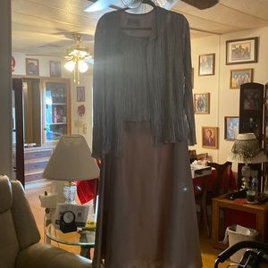 Dress gold with Jacket “Mother of the Bride” dress worn one time